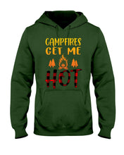 Load image into Gallery viewer, Campfires Get Me Hot Gifts For Camping Lovers Hoodie
