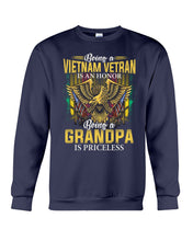 Load image into Gallery viewer, Being A Vietnam Veteran Is An Honor Grandpa Gifts Sweatshirt
