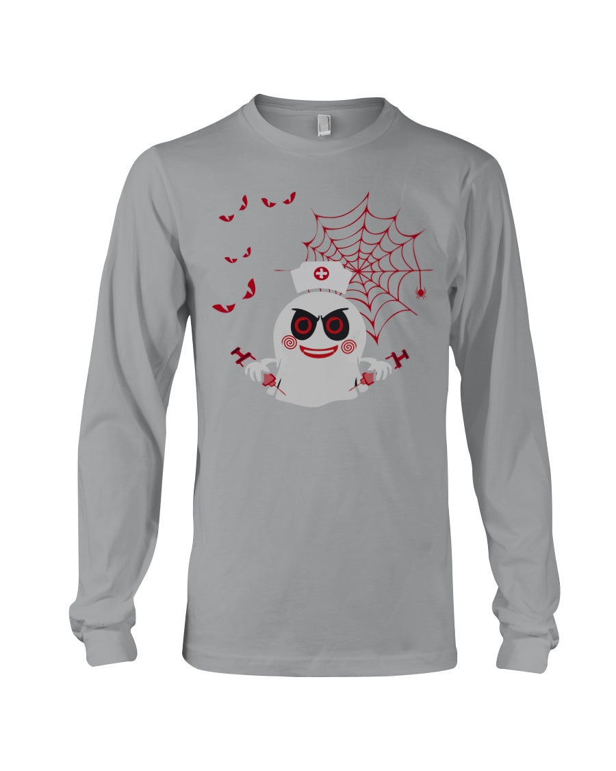Boo Mysterious Design Gift For Nurse Unisex Long Sleeve