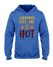 Load image into Gallery viewer, Campfires Get Me Hot Gifts For Camping Lovers Hoodie
