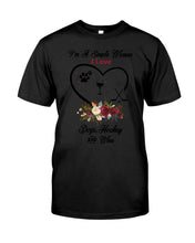 Load image into Gallery viewer, A Simple Woman Loves Dog Hockey And Wine Custom Design Guys Tee
