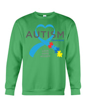 Load image into Gallery viewer, Autism Love Hope Accept Custom Design - World Autism Awareness Day Gift Sweatshirt
