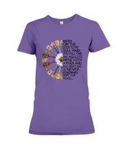 Load image into Gallery viewer, A Never Ending Hope For Peace Guitar Hippie Design Limited Edition Ladies Tee
