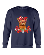 Load image into Gallery viewer, Abyssinian Bow Special Gift For Cat Lovers Sweatshirt
