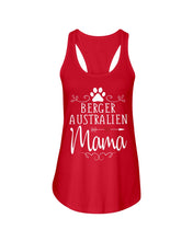 Load image into Gallery viewer, Berger Australien Mama Gift For Dog Lovers Ladies Flowy Tank
