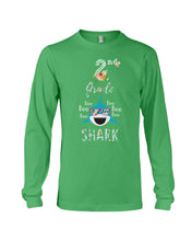 Load image into Gallery viewer, 2Nd Grade Doo Doo Shark Anniversary Gift Unisex Long Sleeve
