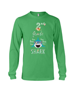 2Nd Grade Doo Doo Shark Anniversary Gift Unisex Long Sleeve