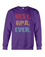 Load image into Gallery viewer, Best Gpa Ever Colorful Abstract Words Personalized Name Gifts Sweatshirt

