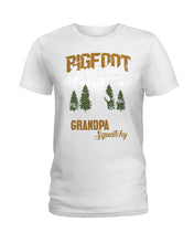 Load image into Gallery viewer, Bigfoot Grandma - Like A Regular Grandpa But Way More Squatchy Custom Design Ladies Tee
