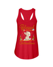 Load image into Gallery viewer, Blessed Is The Person Who Has Earned The Love Of Chihuahua Gifts For Chihuahua Lovers Ladies Flowy Tank
