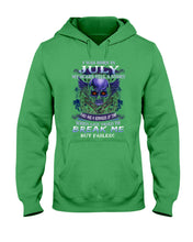 Load image into Gallery viewer, Born In July My Scars Tell A Story Hoodie
