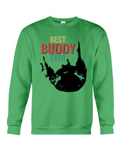 Load image into Gallery viewer, Best Buddy Ever Colorful Words Abstract Personalized Name Gifts Sweatshirt
