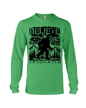 Load image into Gallery viewer, Bigfoot Believe Sasquatch Custom Design For Friends Unisex Long Sleeve
