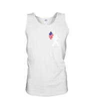 Load image into Gallery viewer, Bigfoot Flag Usa Two-Sided Custom Design Gift For Friends Unisex Tank Top
