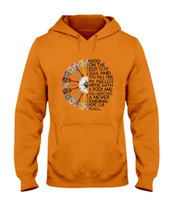 A Never Ending Hope For Peace Guitar Hippie Design Limited Edition Hoodie