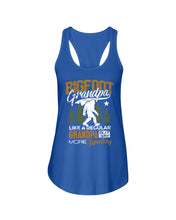 Load image into Gallery viewer, Bigfoot Grandma - Like A Regular Grandpa But Way More Squatchy Custom Design Ladies Flowy Tank
