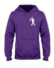 Load image into Gallery viewer, Bigfoot Flag Usa Two-Sided Custom Design Gift For Friends Hoodie
