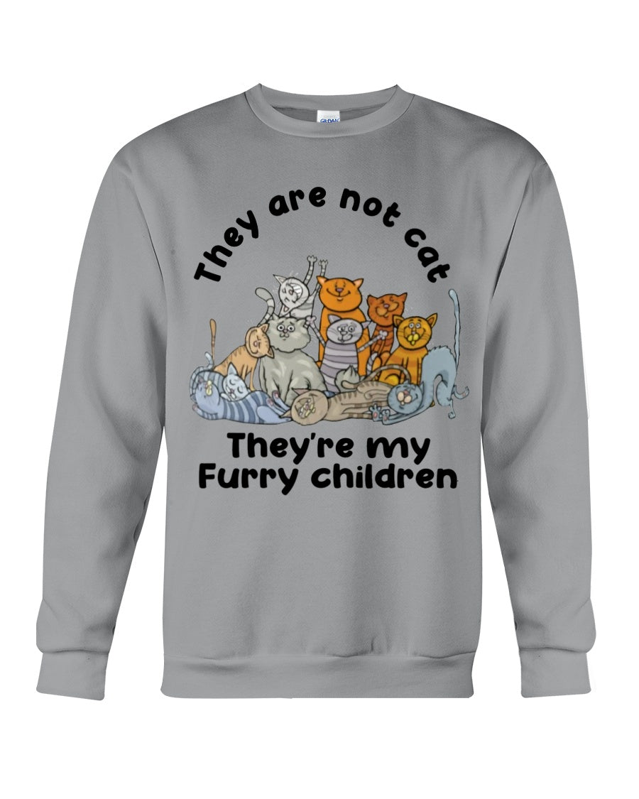 Cat Is Furry Children Custom Design Gifts For Cat Lovers Sweatshirt