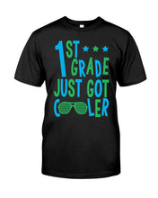 Load image into Gallery viewer, 1St Grade Just Got Cooler Cutest Glasses Guys Tee
