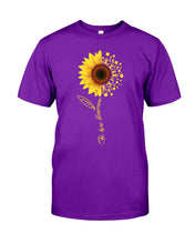 Load image into Gallery viewer, Be Here Tomorrow Sunflower Spina Bifida Awareness Guys Tee
