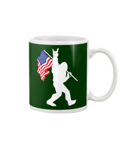 Load image into Gallery viewer, Bigfoot Flag Usa Two-Sided Custom Design Gift For Friends Mug
