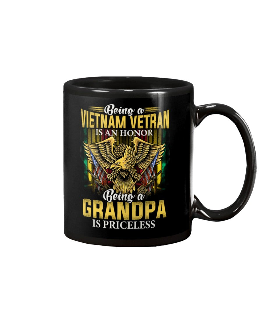 Being A Vietnam Veteran Is An Honor Grandpa Gifts Mug