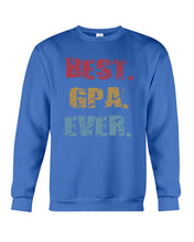 Load image into Gallery viewer, Best Gpa Ever Colorful Abstract Words Personalized Name Gifts Sweatshirt

