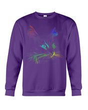 Load image into Gallery viewer, Colorful Cat Heart Custom Design Gift For Cat Lovers Sweatshirt
