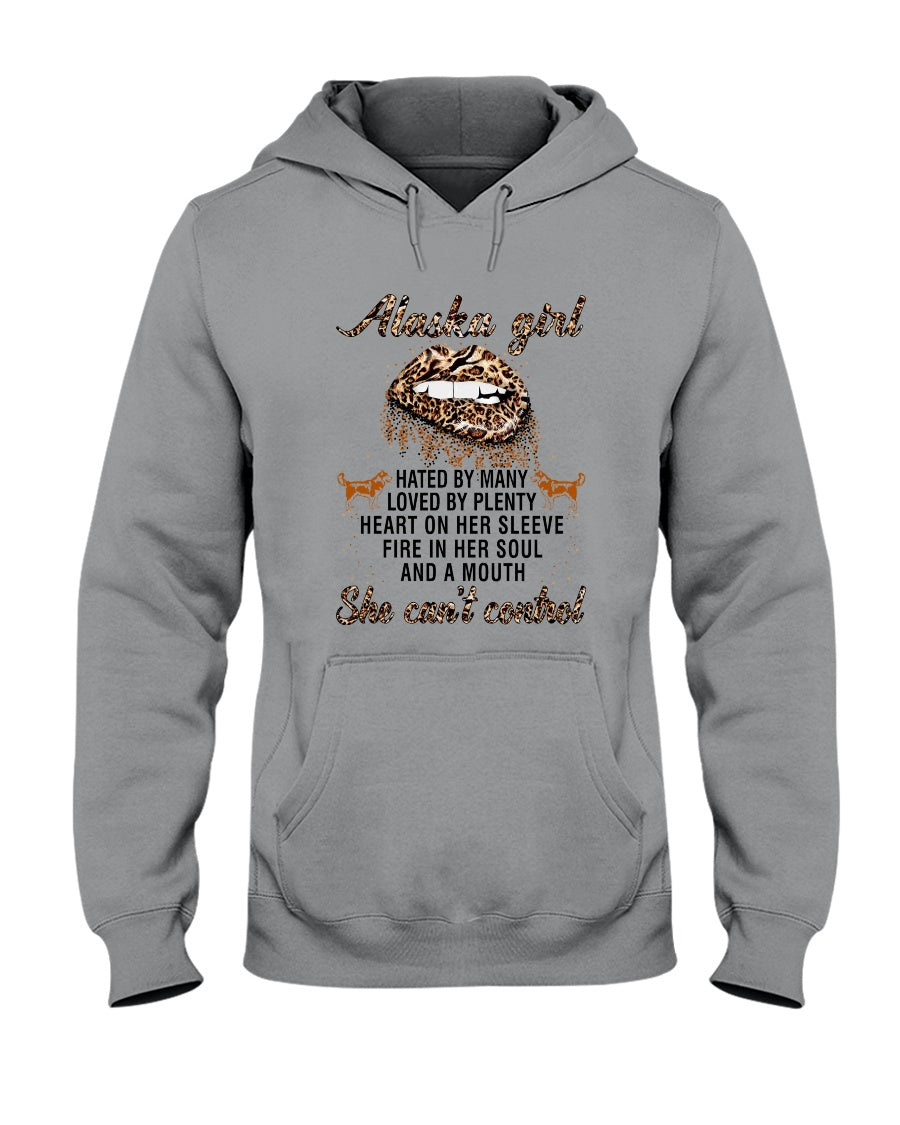 Alaska Girl Have The Mouth She Can't Control Custom Design Hoodie