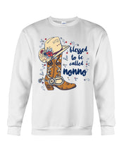 Load image into Gallery viewer, Blessed To Be Called Nonno Cowboy Custom Design Gifts Sweatshirt
