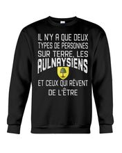 Load image into Gallery viewer, A Que Deux Types De Personnes Sur Terre Les Aulnay-Sous-Bois Emblem Sweatshirt
