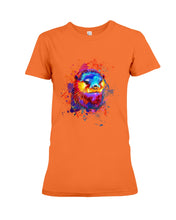 Load image into Gallery viewer, Colorful Sea Otter Custom Design For Animal Lovers Ladies Tee
