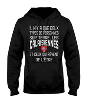 Load image into Gallery viewer, A Que Deux Types De Personnes Sur Terre Les Calais Nu Emblem Hoodie
