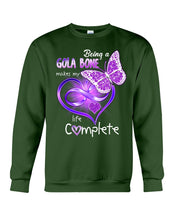 Load image into Gallery viewer, Being A   Gola Bone  Makes My Life Complete Personalized Name Gifts Sweatshirt
