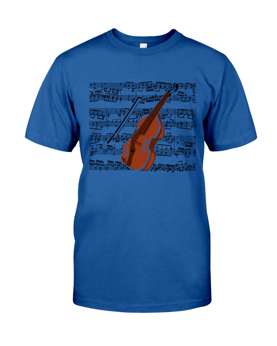Cello Special Unique Custom Design For Music Instrument Lovers Guys Tee