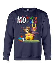 Load image into Gallery viewer, 100Th Day Of School Funny Llama  And Owl Gifts For Students Sweatshirt
