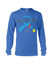 Load image into Gallery viewer, Autism Love Hope Accept Custom Design - World Autism Awareness Day Gift Unisex Long Sleeve
