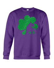 Load image into Gallery viewer, Bull Terrier Clover St Patrick&#39;s Day For Dog Lovers Sweatshirt
