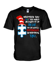 Load image into Gallery viewer, Autism Keep Being You Custom Design Gift Guys V-Neck
