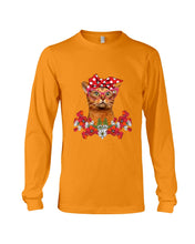 Load image into Gallery viewer, Abyssinian Bow Special Gift For Cat Lovers Unisex Long Sleeve
