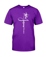 Load image into Gallery viewer, Butterfly Jesus Gifts Idea Guys Tee
