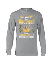 Load image into Gallery viewer, Bagpipes - Old Man Perfect Funny Gift For Birthday Unisex Long Sleeve
