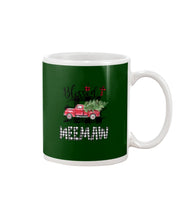 Load image into Gallery viewer, Blessed Meemaw Black And White Plaid Driving Car Custom Design Gifts Mug
