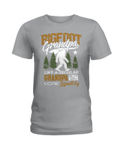 Load image into Gallery viewer, Bigfoot Grandma - Like A Regular Grandpa But Way More Squatchy Custom Design Ladies Tee
