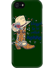 Load image into Gallery viewer, Blessed To Be Called Nonno Cowboy Custom Design Gifts Phone case
