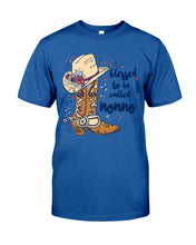 Load image into Gallery viewer, Blessed To Be Called Nonno Cowboy Custom Design Gifts Guys Tee
