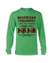 Load image into Gallery viewer, Boyfriend Standard Love Me Harder Than My Nana Does Gifts For Grandmas Unisex Long Sleeve
