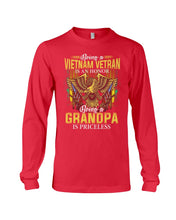 Load image into Gallery viewer, Being A Vietnam Veteran Is An Honor Grandpa Gifts Unisex Long Sleeve
