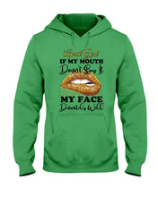 Load image into Gallery viewer, April Girl If My Mouth Doesn&#39;t Say It My Face Definitely Will Custom Design Hoodie
