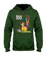 Load image into Gallery viewer, 100Th Day Of School Funny Llama  And Owl Gifts For Students Hoodie
